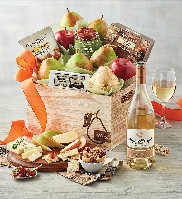 Signature Gift Basket with Wine